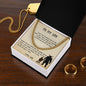 Son Believe Deep in Your Heart | Cuban Link Chain Love Dad
