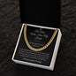 To The Man Who Has My Heart | Cuban Link Chain