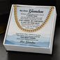 Grandson You Are The Best | Cuban Link Chain