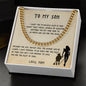 Son Believe Deep in Your Heart | Cuban Link Chain Love Mom