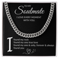 Cuban Link Chain | I Love Every Moment with You (Block 4)