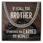 Earned My Respect | Cuban Link Chain