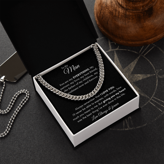 My Man Cuban Link Chain