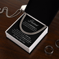 My Everything Adjustable Length Cuban Link Chain (Black Card)