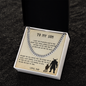 Son Believe Deep in Your Heart | Cuban Link Chain Love Dad