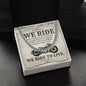 We Ride To Live | Cuban Link Chain