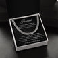 Husband, I Love You Forever & Always | Cuban Link Chain