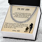 Son Believe Deep in Your Heart | Cuban Link Chain Love Mom