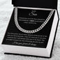 To My Son the Proudest Moment | Cuban Link Chain