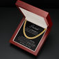 My Everything Adjustable Length Cuban Link Chain (Black Card)