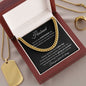 Husband, I Love You Forever & Always | Cuban Link Chain