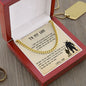 Son Believe Deep in Your Heart | Cuban Link Chain Love Dad