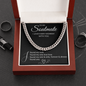 Cuban Link Chain | I Love Every Moment with You (Block 3)