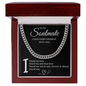 Cuban Link Chain | I Love Every Moment with You (Block 4)