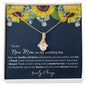 To My New Mom | Alluring Beauty Necklace Sunflowers