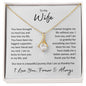 Wife Our Love is a Beautiful Journey | Alluring Beauty Necklace
