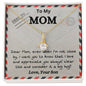 To My Mom Airmail Love Your Son | Alluring Beauty Necklace