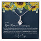 To My New Mom | Alluring Beauty Necklace Sunflowers