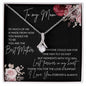 To My Mom Thank You for the Love | Alluring Beauty Necklace