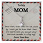 To My Mom Airmail Love Your Son | Alluring Beauty Necklace