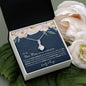 To My New Mom | Alluring Beauty Necklace White Flowers