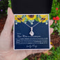 To My New Mom | Alluring Beauty Necklace Sunflowers