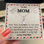 To My Mom Airmail Love Your Son | Alluring Beauty Necklace