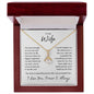 Wife Our Love is a Beautiful Journey | Alluring Beauty Necklace