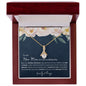To My New Mom | Alluring Beauty Necklace White Flowers