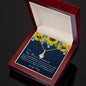 To My New Mom | Alluring Beauty Necklace Sunflowers