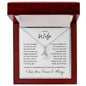 Wife Our Love is a Beautiful Journey | Alluring Beauty Necklace