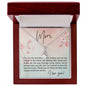 Mom You Are the Heartbeat of Our Family | Alluring Beauty Necklace
