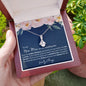 To My New Mom | Alluring Beauty Necklace White Flowers