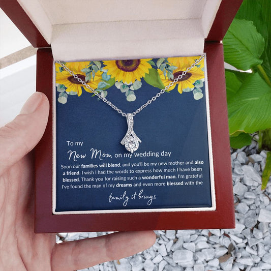 To My New Mom | Alluring Beauty Necklace Sunflowers