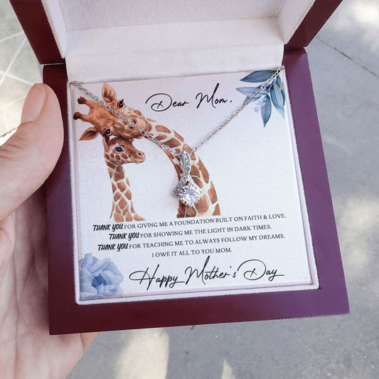 Mom I Owe It All To You | Alluring Beauty Necklace