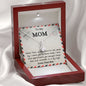 To My Mom Airmail Love Your Son | Alluring Beauty Necklace
