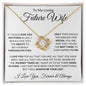 To My Loving Future Wife | Love Knot Necklace
