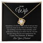 To My Wife Love Your Husband | Love knot Necklace