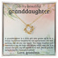 Forever Thankful Granddaughter | Love Knot Necklace