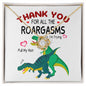T Rex Thank you | Love Knot Necklace