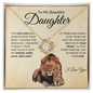 Proud to be Your Dad | Love Knot Necklace Gold Card
