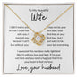 To My Wife | love Knot Necklace