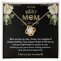 To The Best Mom In The World | Love Knot Necklace