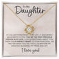 Most Precious Daughter | Love Knot necklace