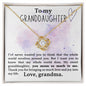 My Sweet Granddaughter | Love Knot Necklace