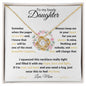 Lovely Daughter from Mom | Love Knot Necklace