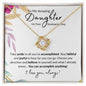 My Amazing Daughter on Graduation Day | Love Knot Necklace