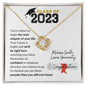 Personalized Class of 2023 | Love Knot Necklace
