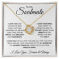 To My Soulmate, I Love You | Love Knot Necklace