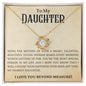 Smart Talented Beautiful Daughter | Love Knot Necklace